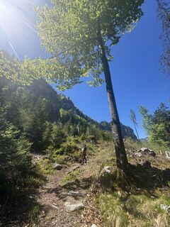 Foto de Bedy a lo largo del recorrido