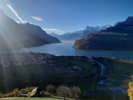 Foto de Andreas Stadel a lo largo del recorrido