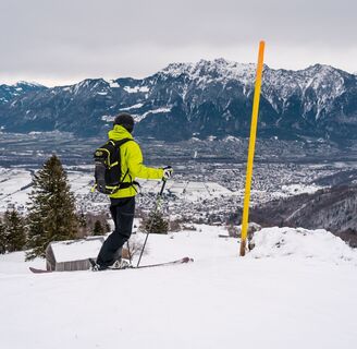 Freeriden vom Gamserrugg nach Grabs auf der Galferroute