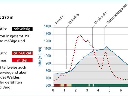 Heilklimatische Bewertung des Terrainkurwegs