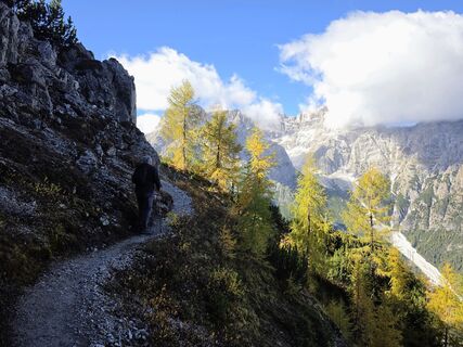 Foto von Gudrun Lippert entlang der Tour