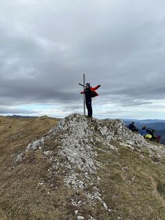 Photo de Andreas Gramsel le long du parcours