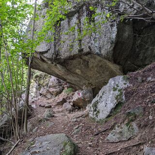 Detail des anfänglichen Aufstiegswegs