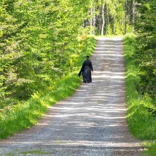 Der Friedhof der Valamo-Brüder liegt etwa 1 km vom Kloster entfernt