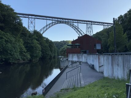 Foto de Hans-Martin Kühn a lo largo del recorrido