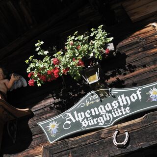 Einkehrschwung auf der Bürglhütte