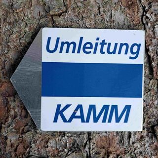 Umleitung Kammweg