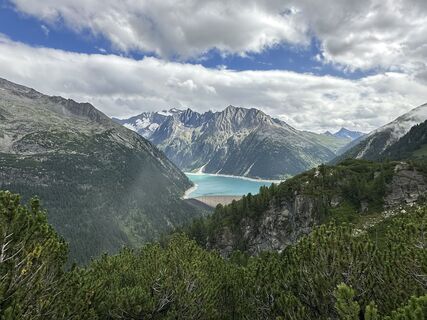 Photo de Albert Hettich le long du parcours