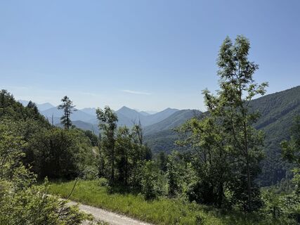Photo de Joachim Aigner le long du parcours