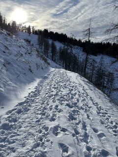 Foto von Ernest Lindenthaler entlang der Tour