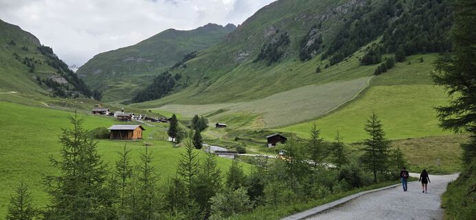 Foto von Elisabeth Walter entlang der Tour