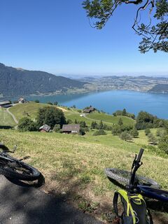 Foto von Jeannette Megert entlang der Tour