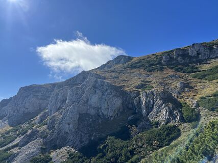 Foto de Andreas Prochaska a lo largo del recorrido