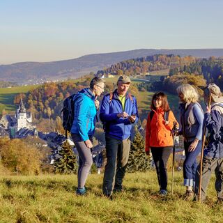 Panoramablick am Aussichtspunkt Galgenberg
