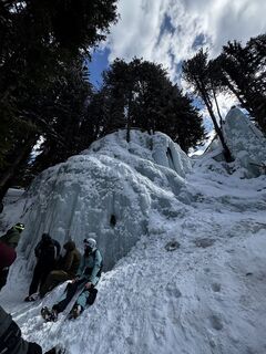 Zdjęcie z Tim Scheffler wzdłuż trasy