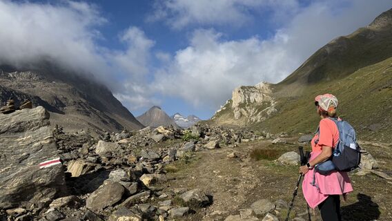 Foto von Jean Claude Guidi entlang der Tour