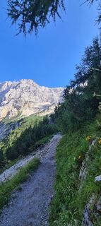 Photo de Martina Oitzinger le long du parcours