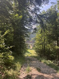 Foto de Johann Rameder a lo largo del recorrido