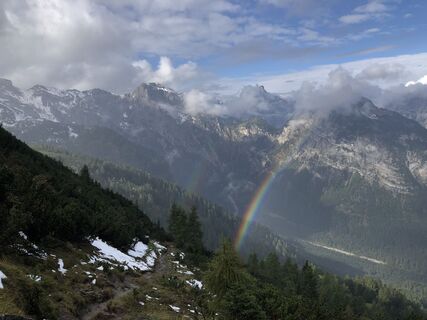 Foto von Fabian Mühleder entlang der Tour