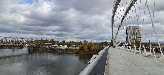 Fotografia z Mária Lovász na trase