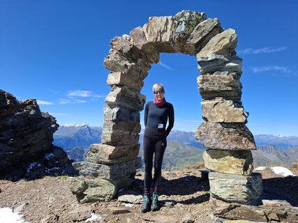 Foto von Michael Putz entlang der Tour