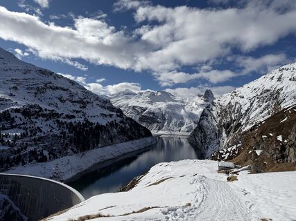 Zdjęcie z Jelena Kuehn wzdłuż trasy