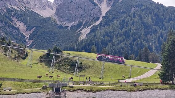 Foto von Roger Bach entlang der Tour