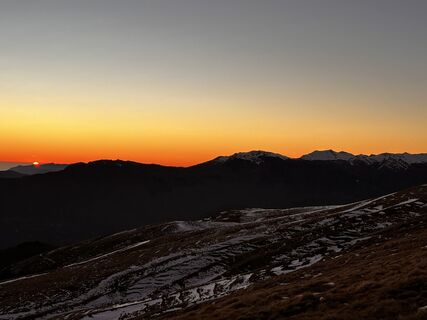 Zdjęcie z Nicola Florini wzdłuż trasy