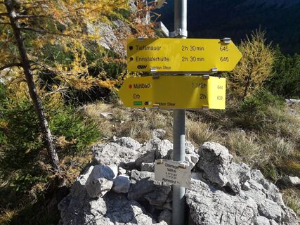 Der Wegweiser am Otterriegel