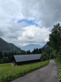 Photo de Elke le long du parcours
