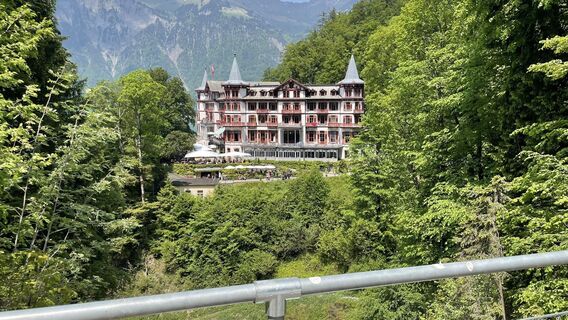 Photo de Bernhard Amacher le long du parcours