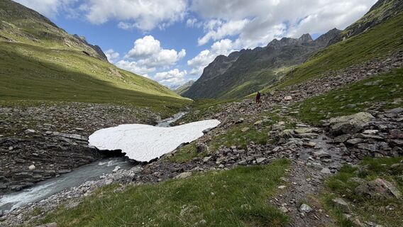 Photo de David Marek le long du parcours