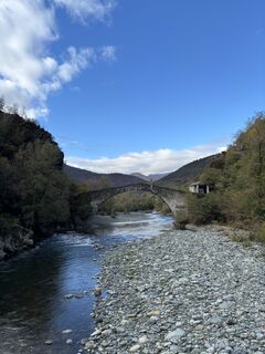 Zdjęcie z giorgio causapruno wzdłuż trasy