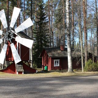 Windmühle des Museums Jalasjärvi