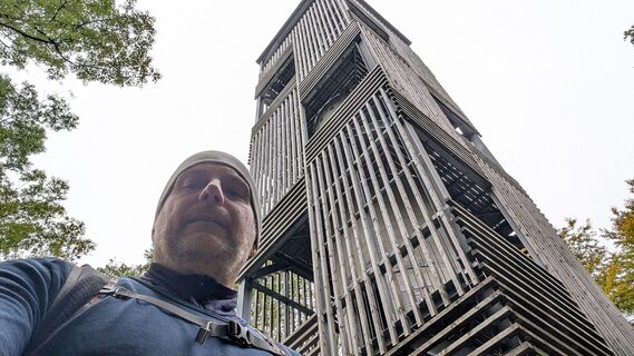 Photo de Gabor Szenderffy le long du parcours