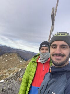 Foto van Kyle Miller langs de tour