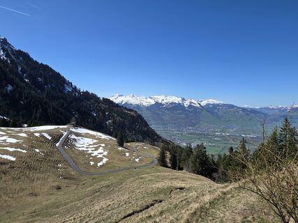 Foto de Carlo Ospelt (Wuffenstein) a lo largo del recorrido