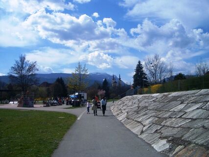 Radweg in Villach
