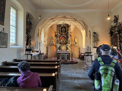 Foto von Bernhard Koller entlang der Tour