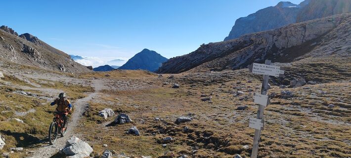 Foto von Simone Ferrari entlang der Tour