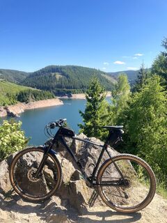 Photo de Eric Grochau le long du parcours