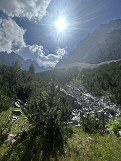 Foto von Katrin Rupprecht entlang der Tour
