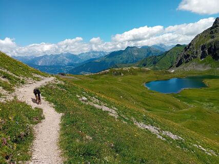 Foto von Xenia Lange entlang der Tour