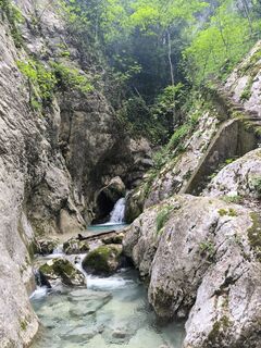 Foto von Mirco moretti entlang der Tour