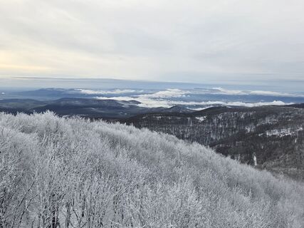 Zdjęcie z János Zsolt Mahr wzdłuż trasy