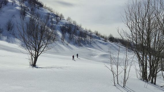 Photo de Fabrizio Plesnizer le long du parcours