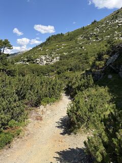 Photo de Beyhan Goenuel le long du parcours