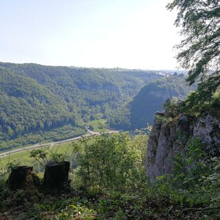 Blick vom Schorrenfels in die Natur