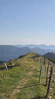 Photo de Klementina Gartner le long du parcours