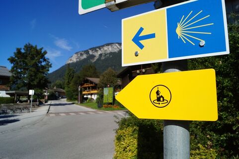 Söll_Dorfrunde_Beschilderung_Wilder Kaiser